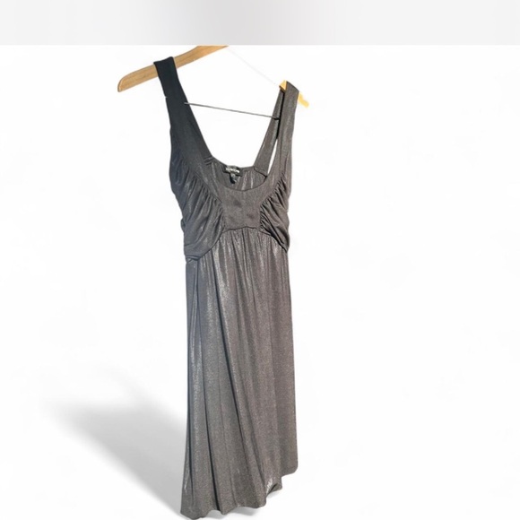 Bebe🖤Authentic Early 2000s Black babydoll dress with ruffles XS Stretchy - Picture 8 of 9